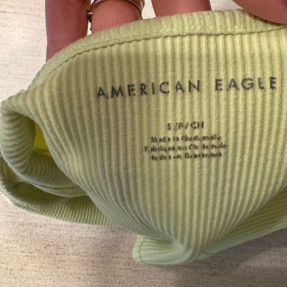 Lime Green Ribbed tank top - Picture 4 of 4